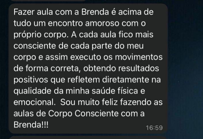 Depoimento da aluna 5